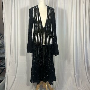 Dolls Kill Current Mood Open knit cardigan/duster